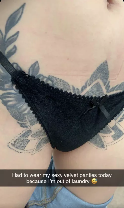 Laundry day… velvet it is (f)ellas by tattooedpanther