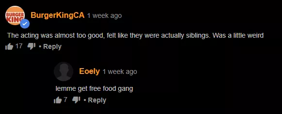 lemme get free food gang posted by ZxrtX_YT