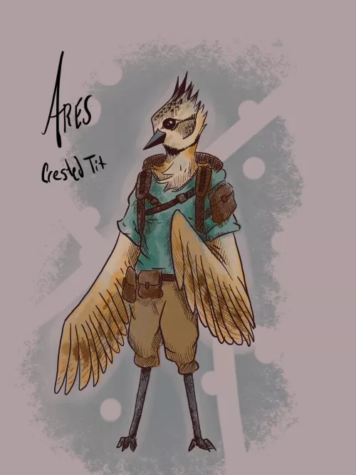 Meet my new OC: Ares by YIFFINGWOLF