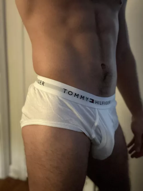 My first pair of all white briefs, hope you enjoy! by C_McMean