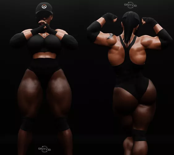 Pharah (GRVTY) [Overwatch] by Kuro-Oji