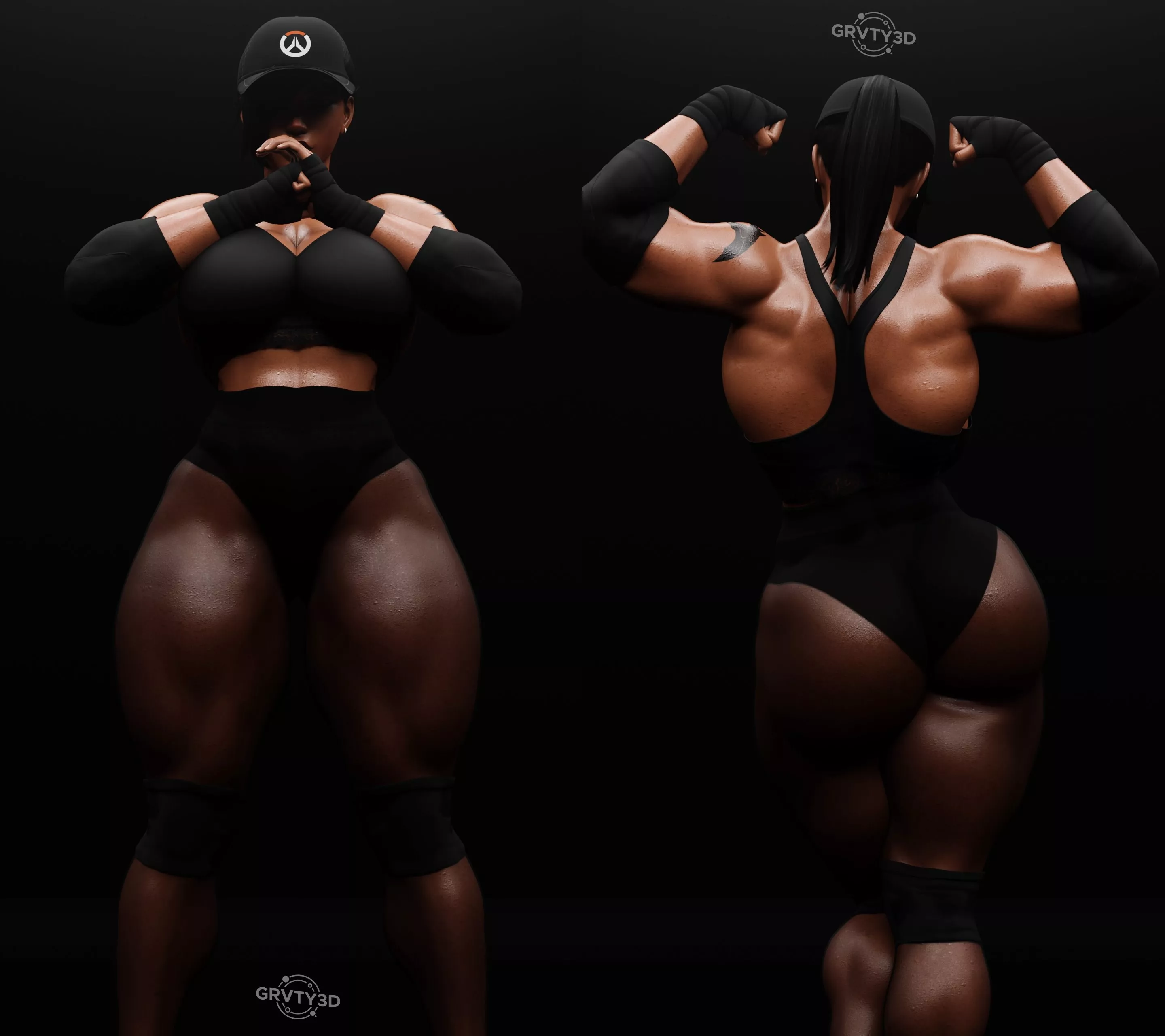 Pharah (GRVTY) [Overwatch] posted by Kuro-Oji