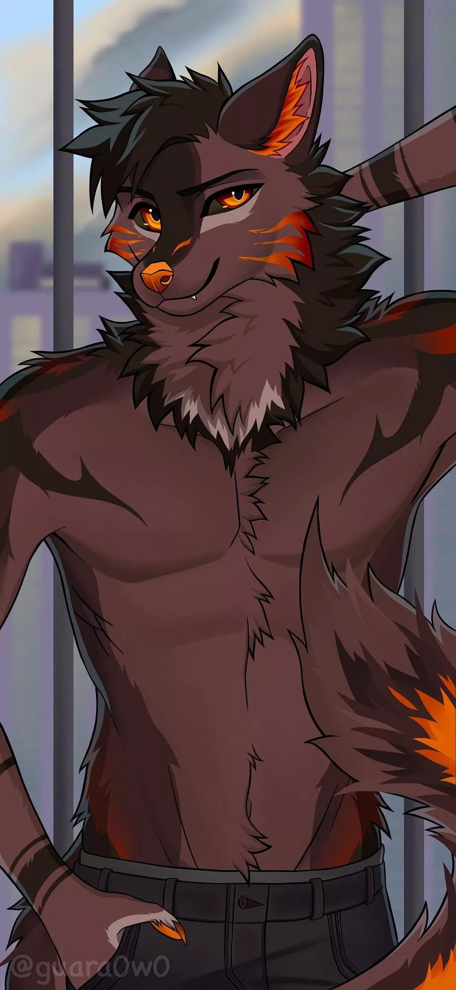 Phiro wolf ych (art by me) :3 posted by eveliseart