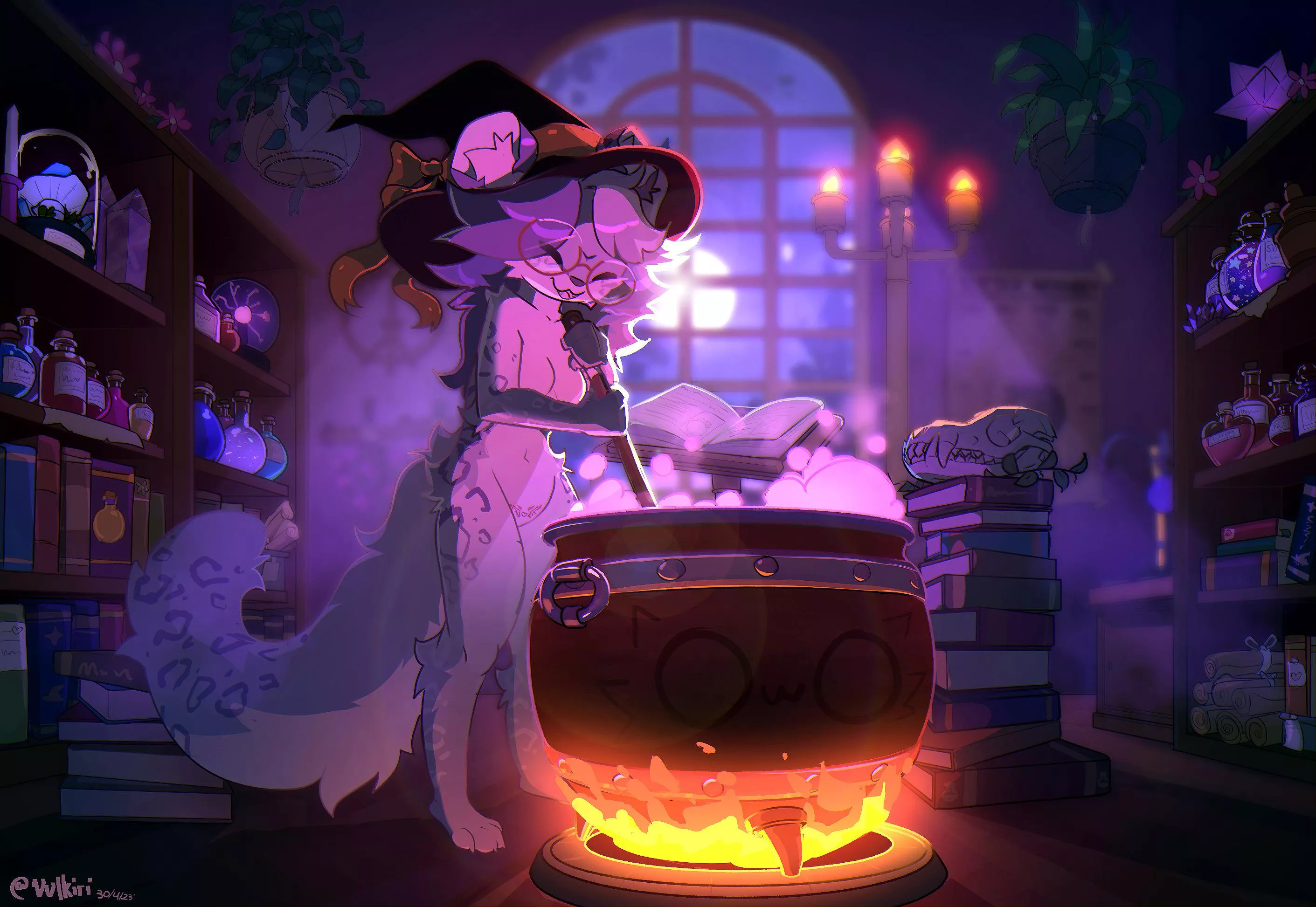 Potion making 🌙 | Art by me @Vulkiri on Twitter posted by Vulkiri