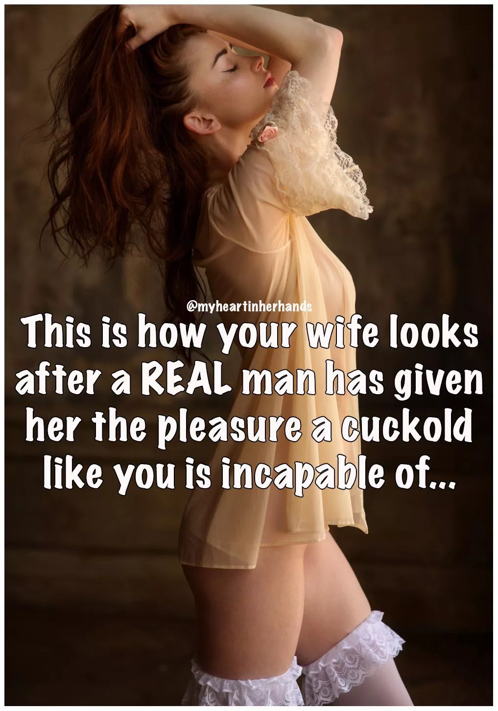 She deserves better. Accept it. 🥰 posted by myheartinherhands