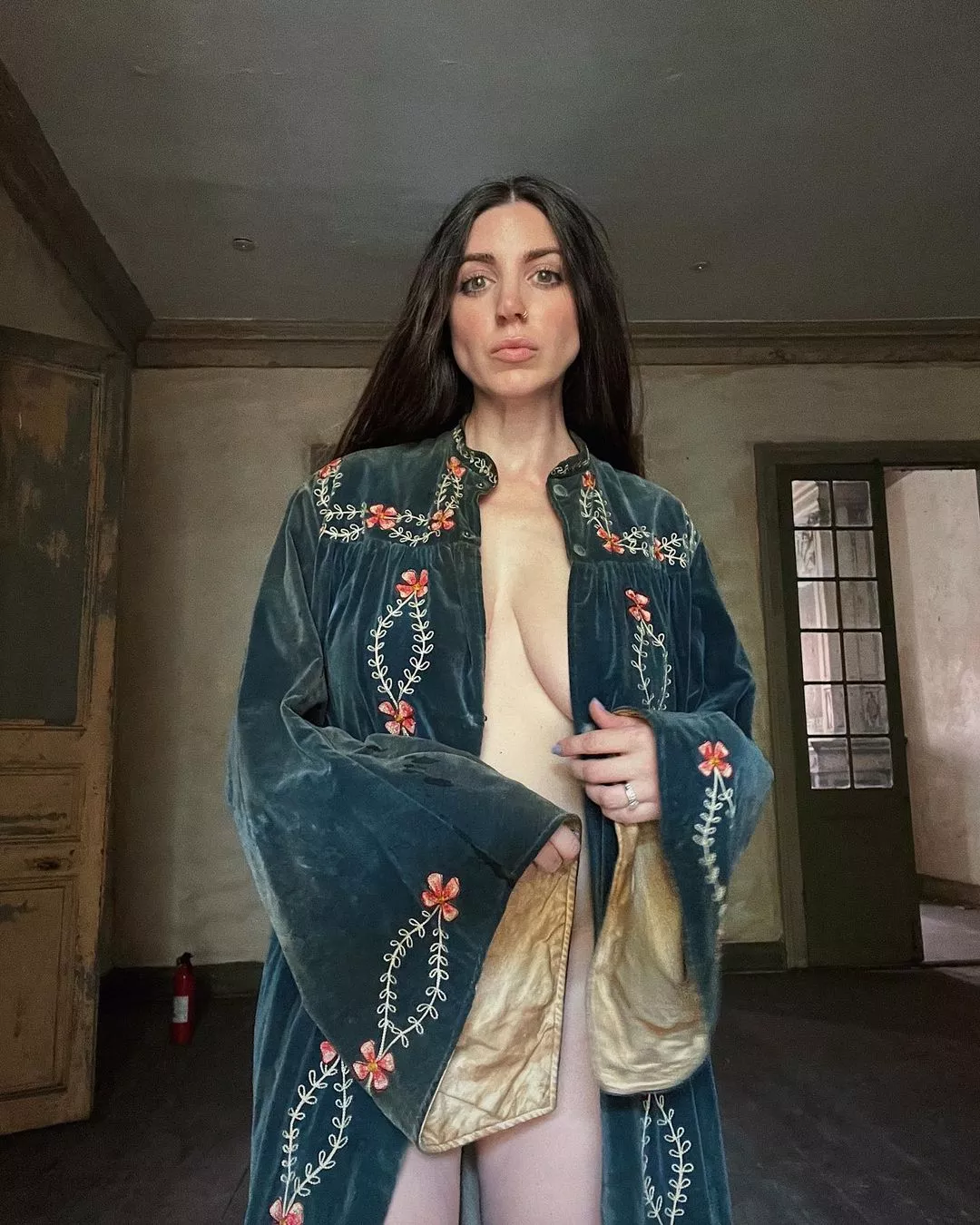 1880s Odd Fellows Robe. Nothing under, of course. posted by PrettySadieReed