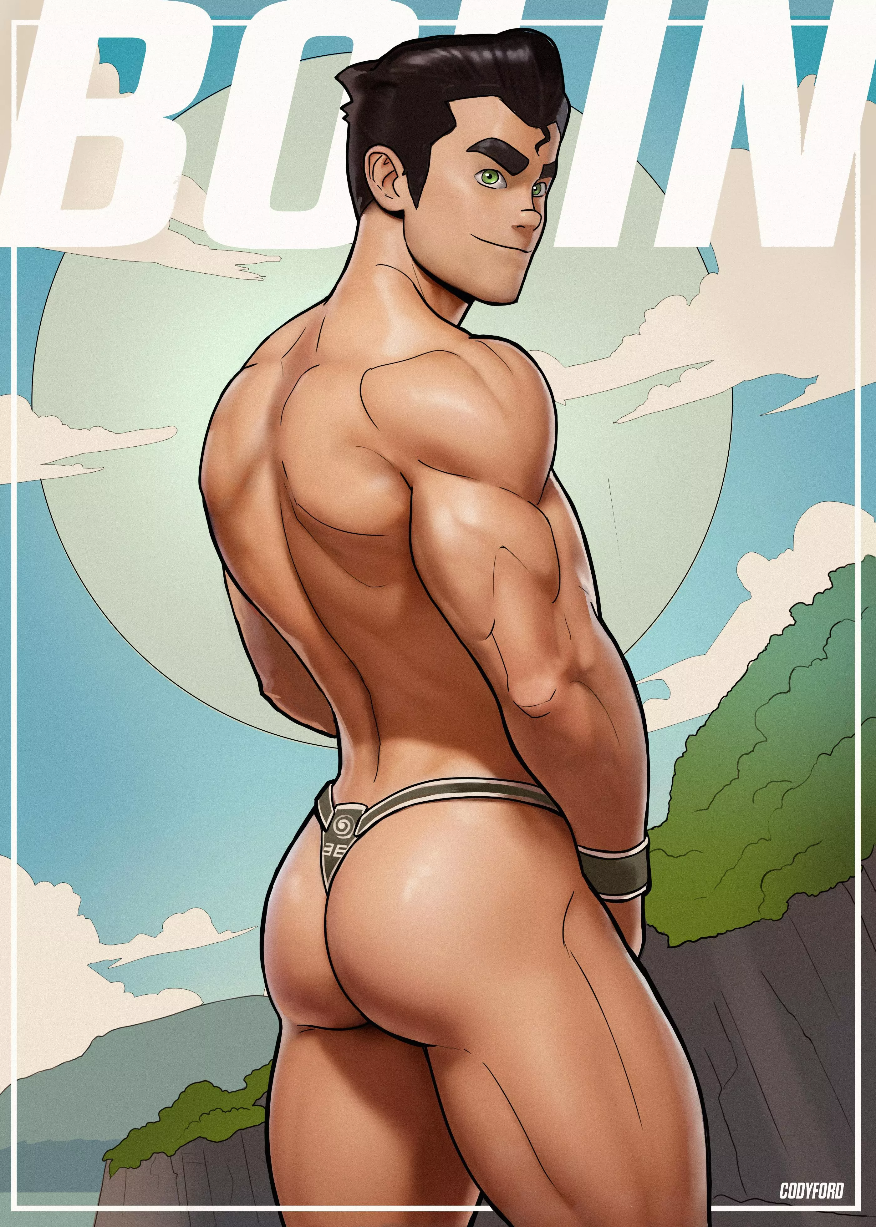 Bolin doesn't just have a nice package in the front... posted by CodyFordArt
