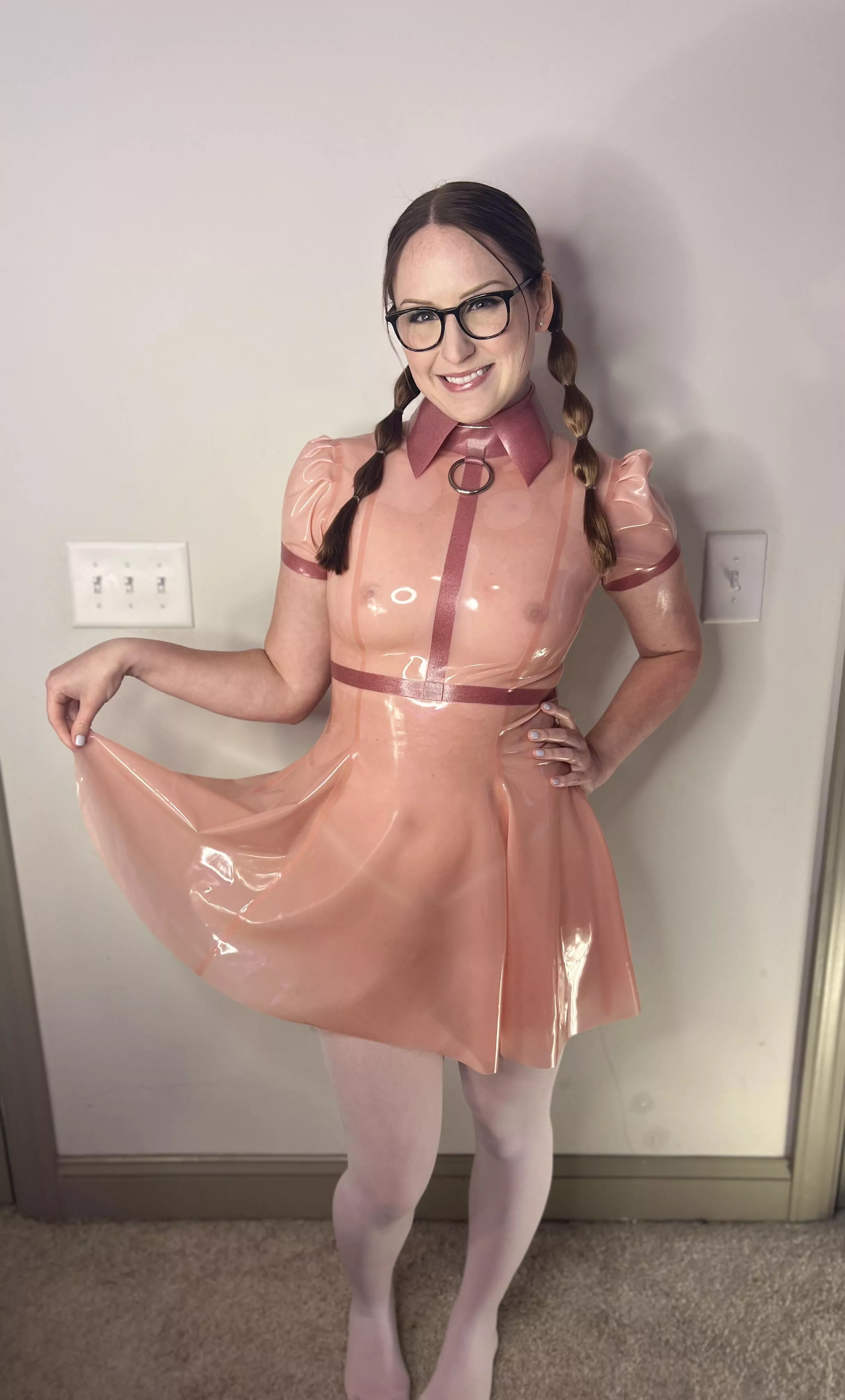 Can’t help but smile in my rubber posted by Couple_of_Perverts