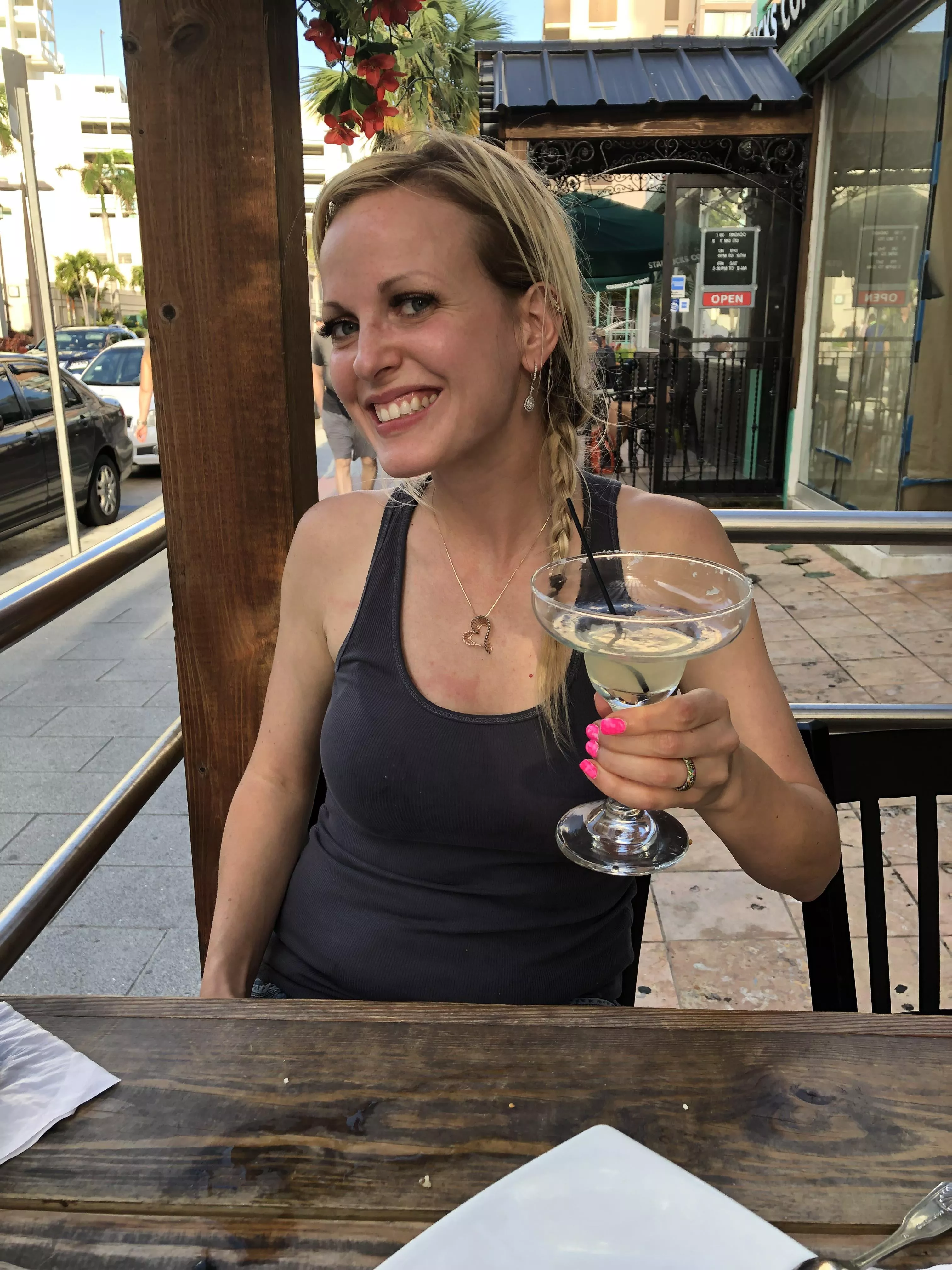 Cup outline beneath a black tank top <3 posted by BrownCrow11