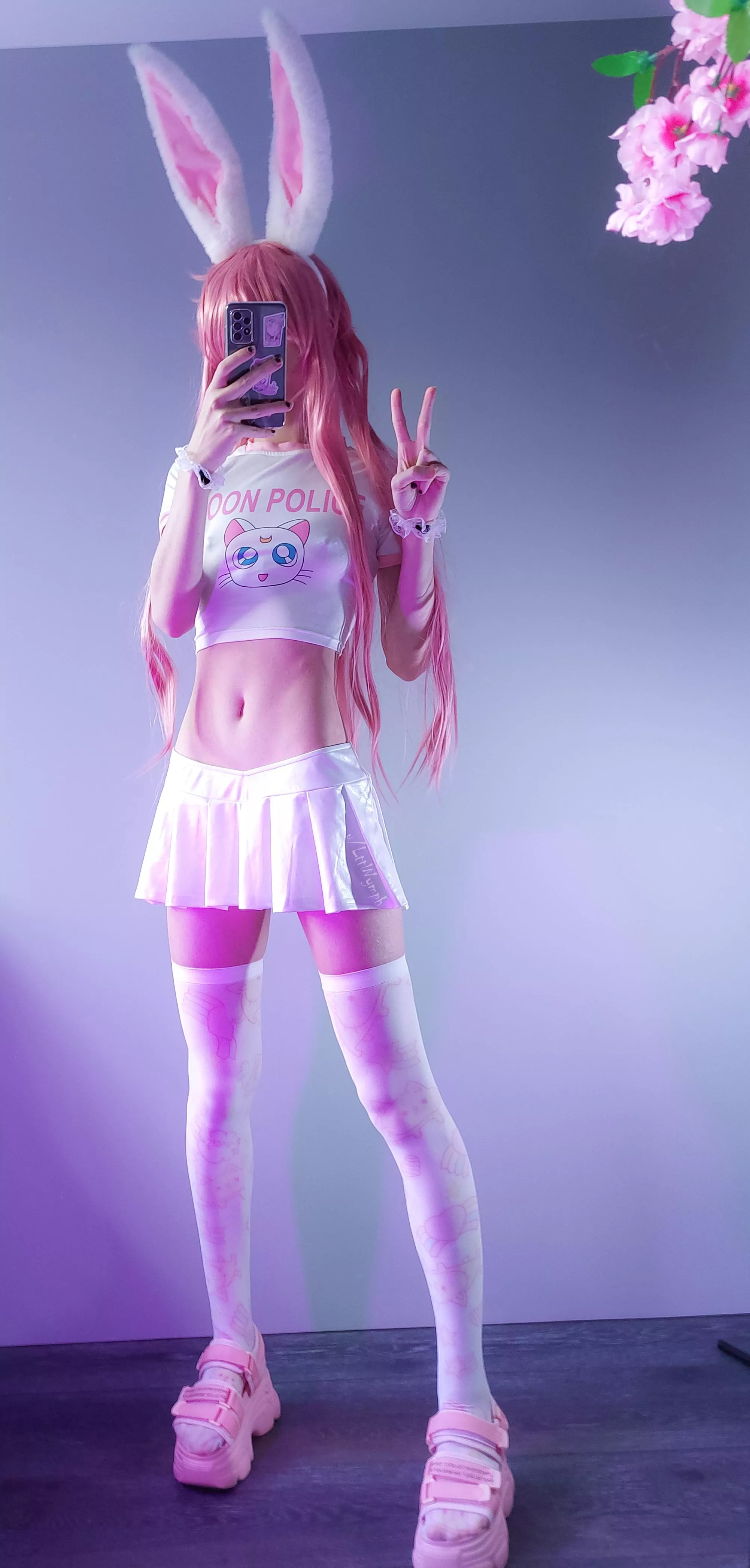 cute bunny chan wish you peace posted by LttlNymph