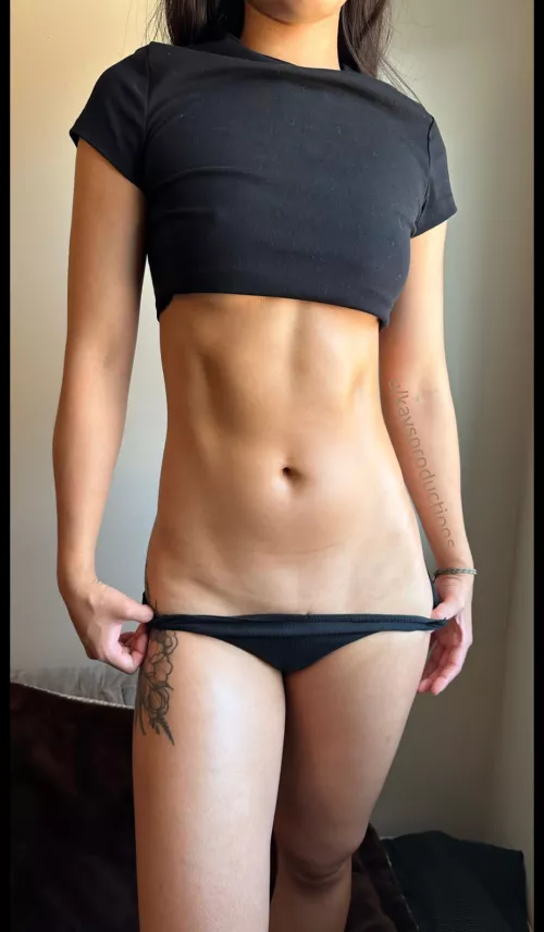 Do you like long exposed tummies in crops? by kaysproductions