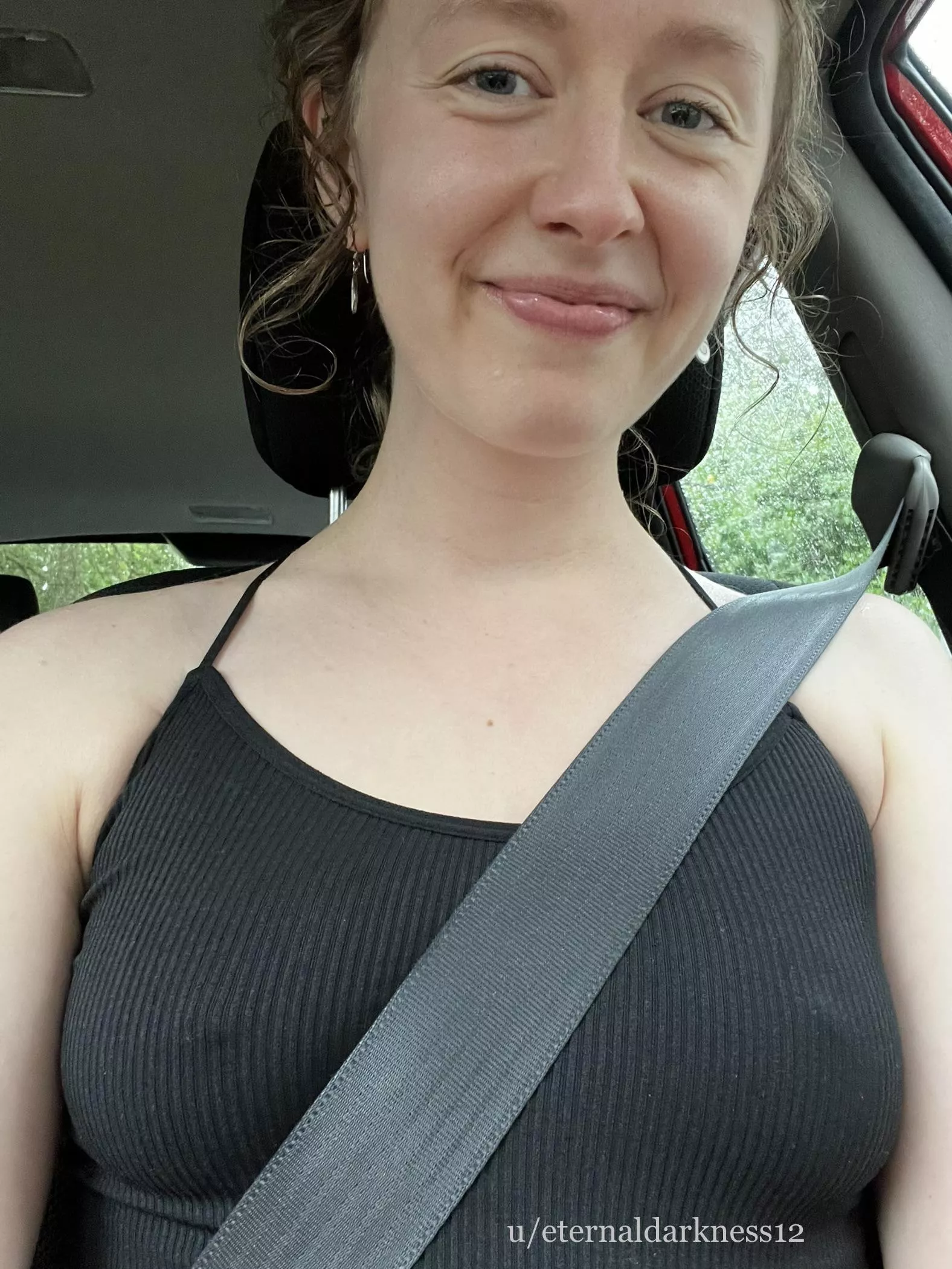 Driving braless! posted by eternaldarkness12