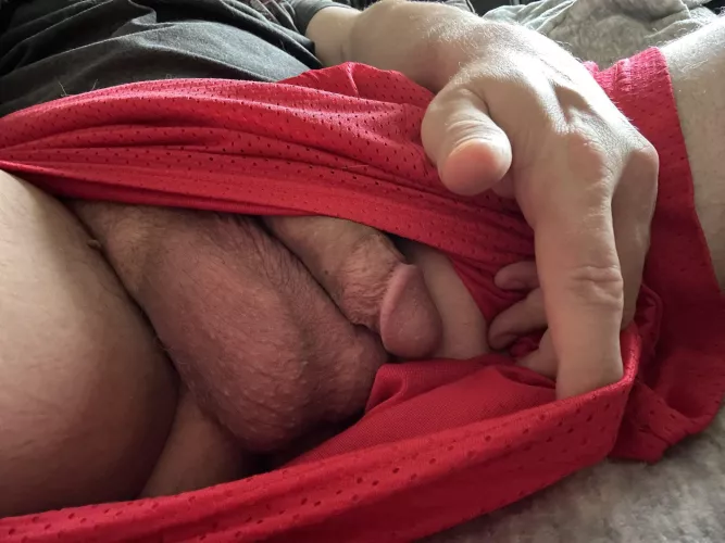 Eggs and sausage by Playfullyhung