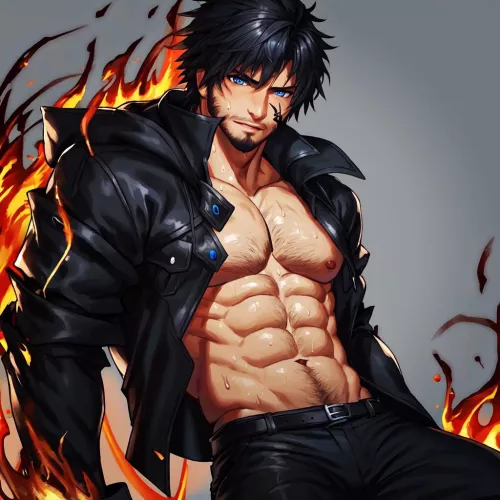 Eikon of fire Clive by takeurheartpins