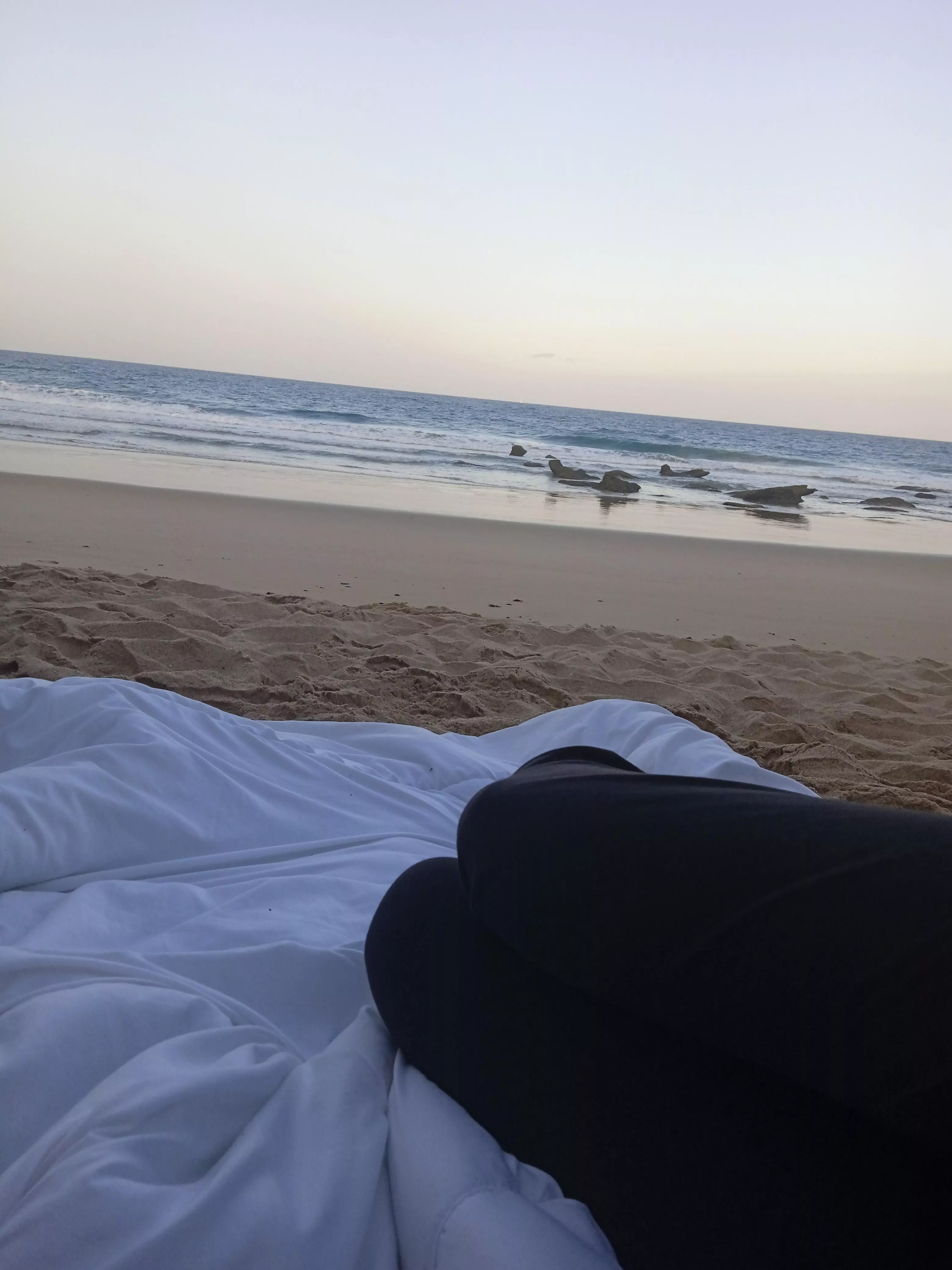 Good morning from the beach... I love sleeping here posted by SunsetVenus