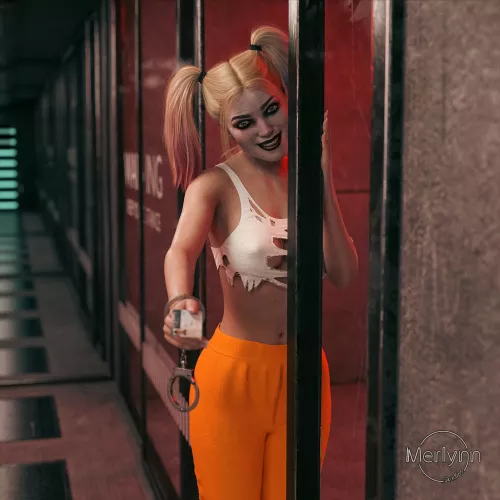 Happy Harley Quinn Helping (MerlynnStudios) [DC] by Mxfyn
