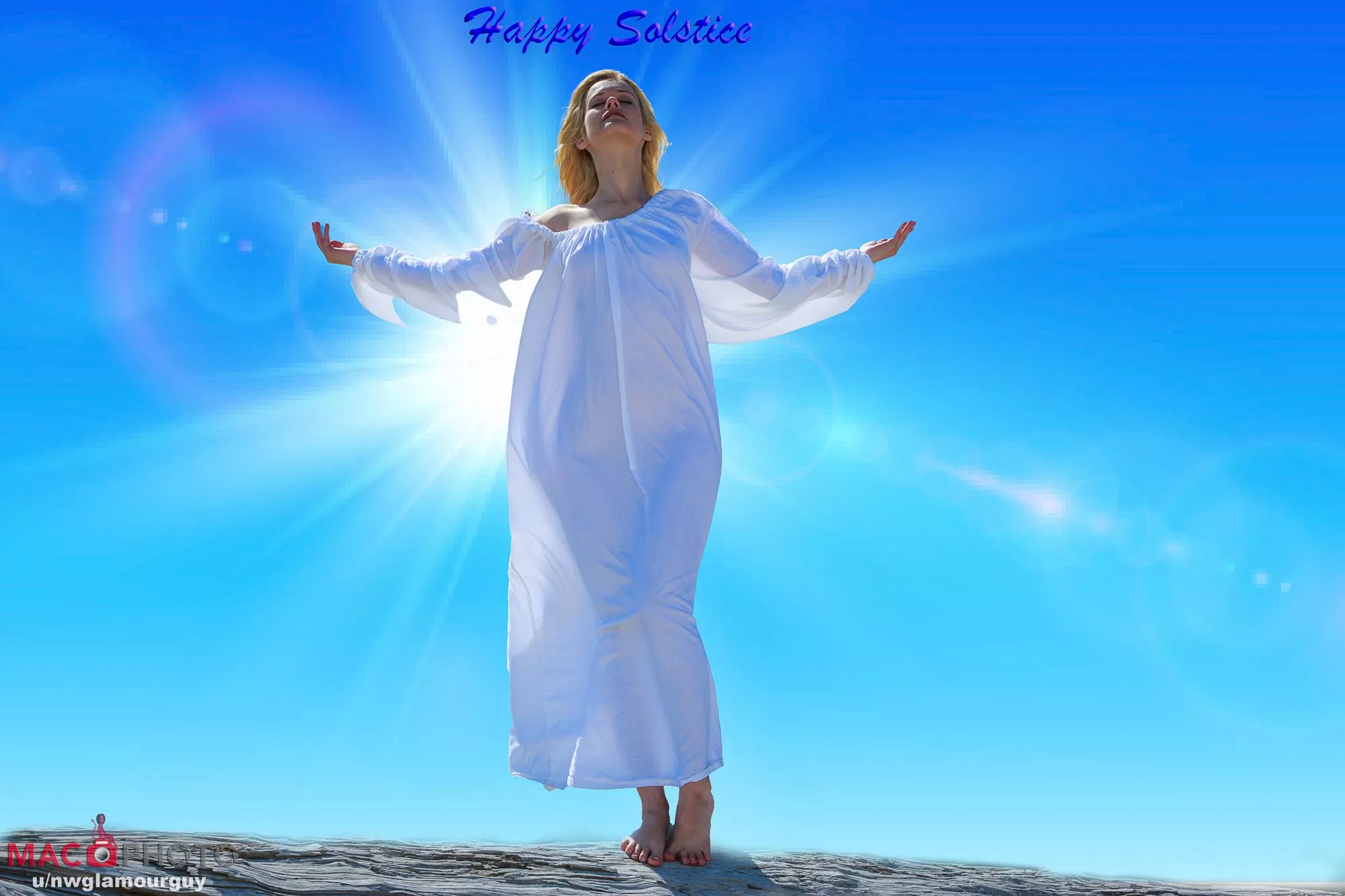 Happy Solstice with Olivia Preston posted by nwglamourguy