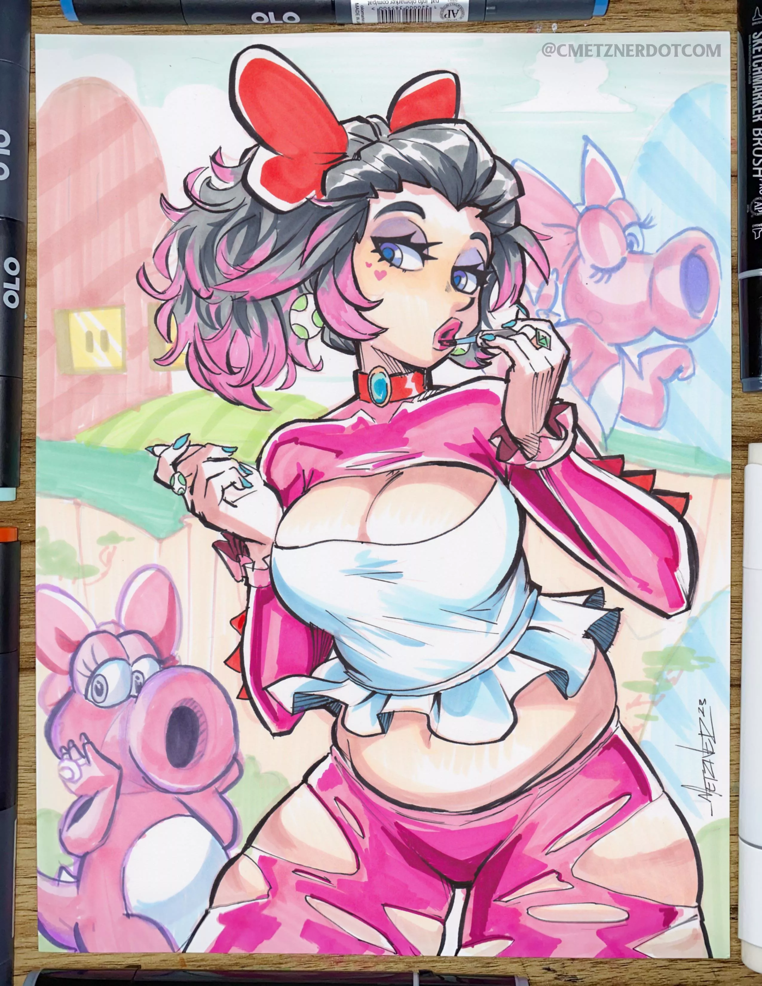 Here’s my drawing of Birdo-ette posted by Spopling