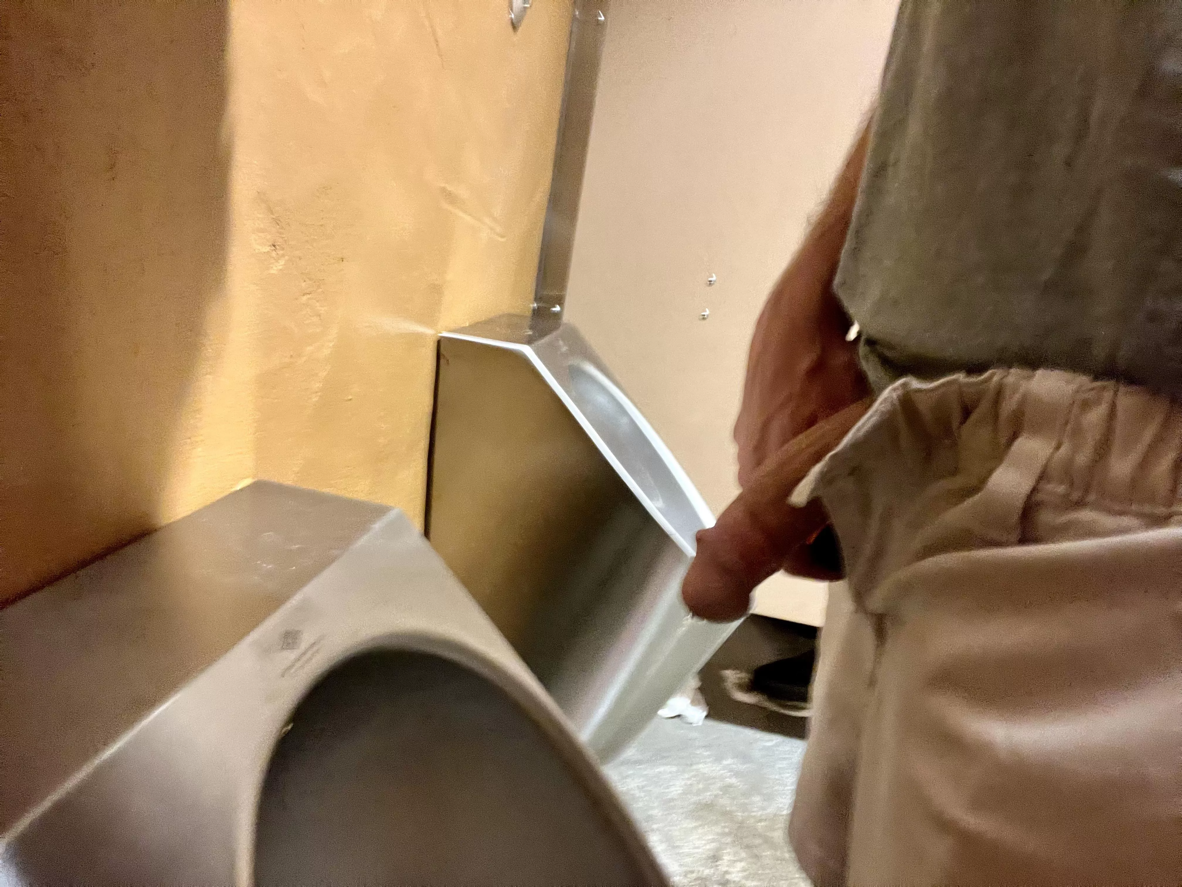 I hope the guy walking out of the stall saw my cock growing posted by jockoh69