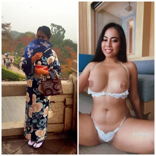 I know my body isn’t on its full potential yet (need more funds), but my mental and personality changes have been huge! From conservative, shy girl not confident with her body to a hot Asian fuck doll showing off online 🔥🤤 by AsiaMorena