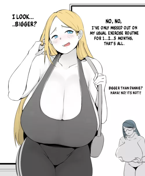 I look... Bigger? by UnhealthyFetish1997