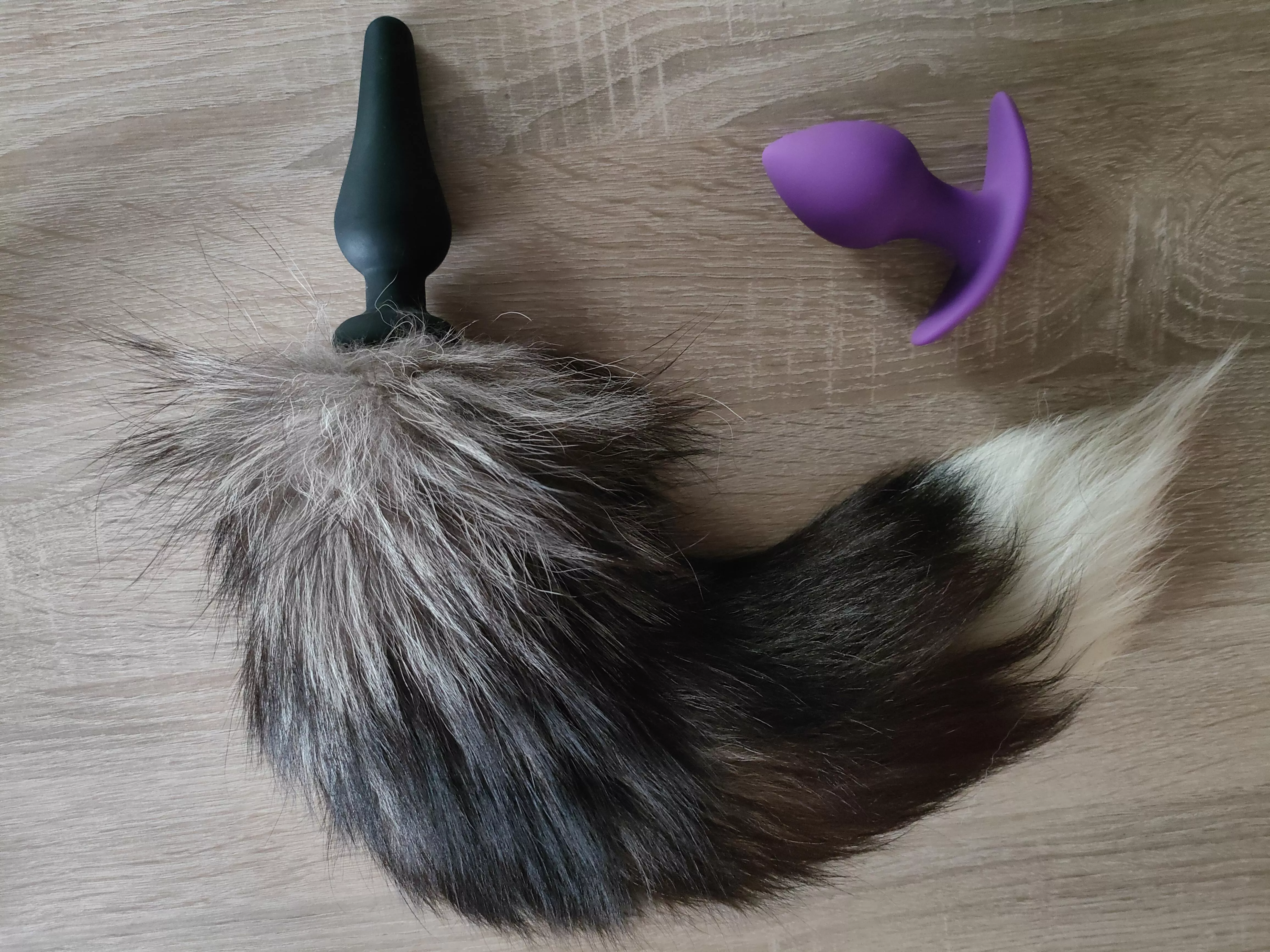 I love to spend long time with plug in my ass, tomorrow I'm going to go for a long walk in the mountains, what should be under my skirt? Normal plug or tail plug? ( I already ordered double dildo panties ^^) posted by MilaTitor