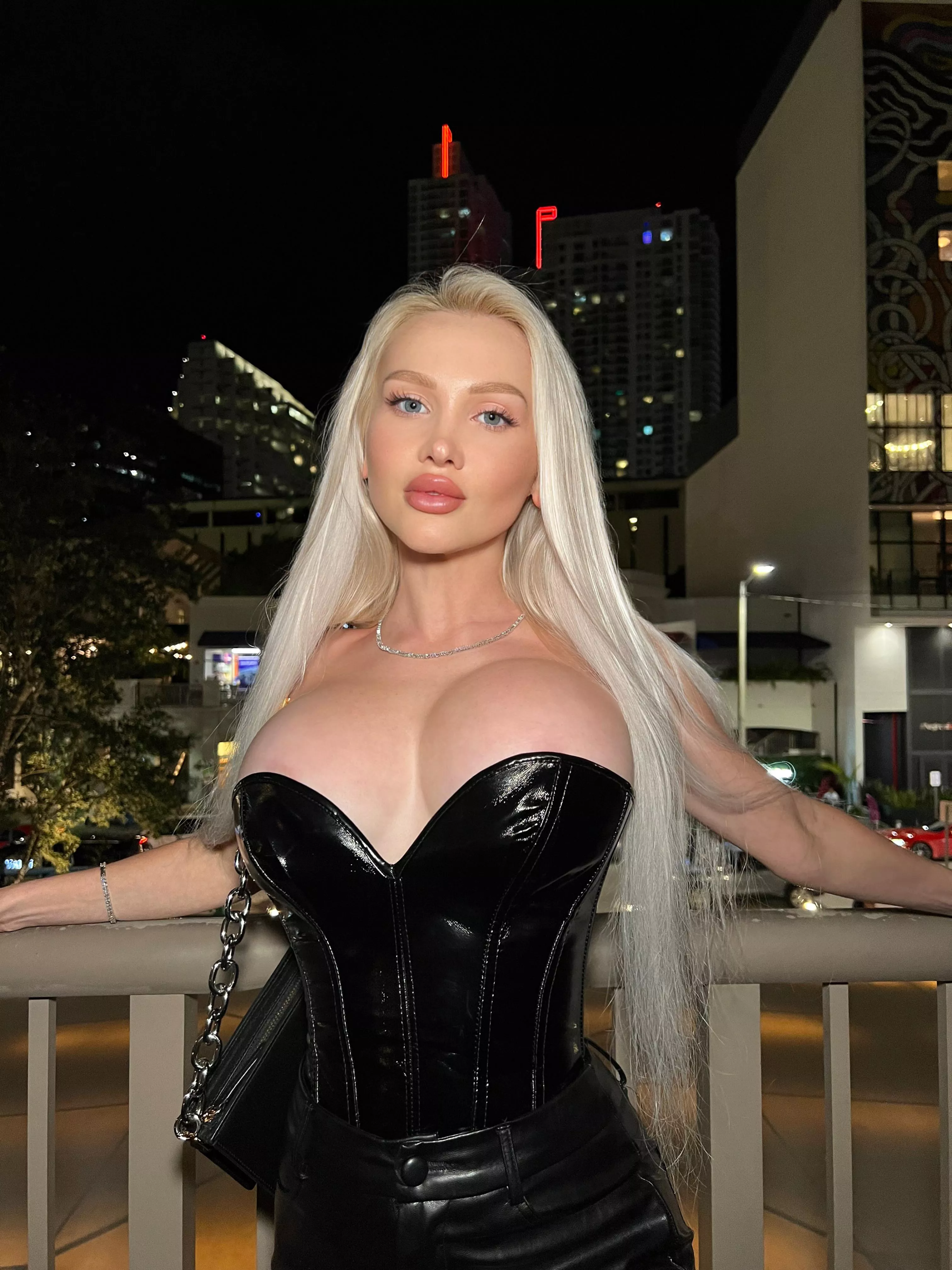 I mostly wear pink bikinis and other slutwear. Do you like my bimbo body in black? posted by YesBabyLisa_