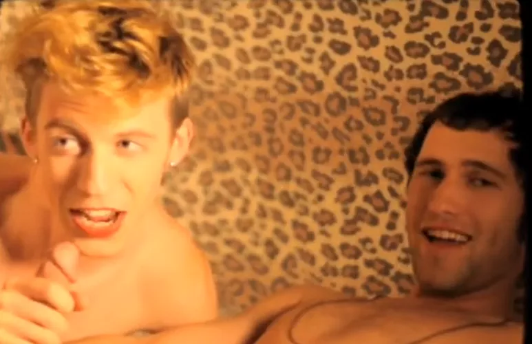 Just posted this to /r/Celebrity Penis because it's from a music video, but using another guy's dick as a microphone is peak MensHighJinx by Bibro420