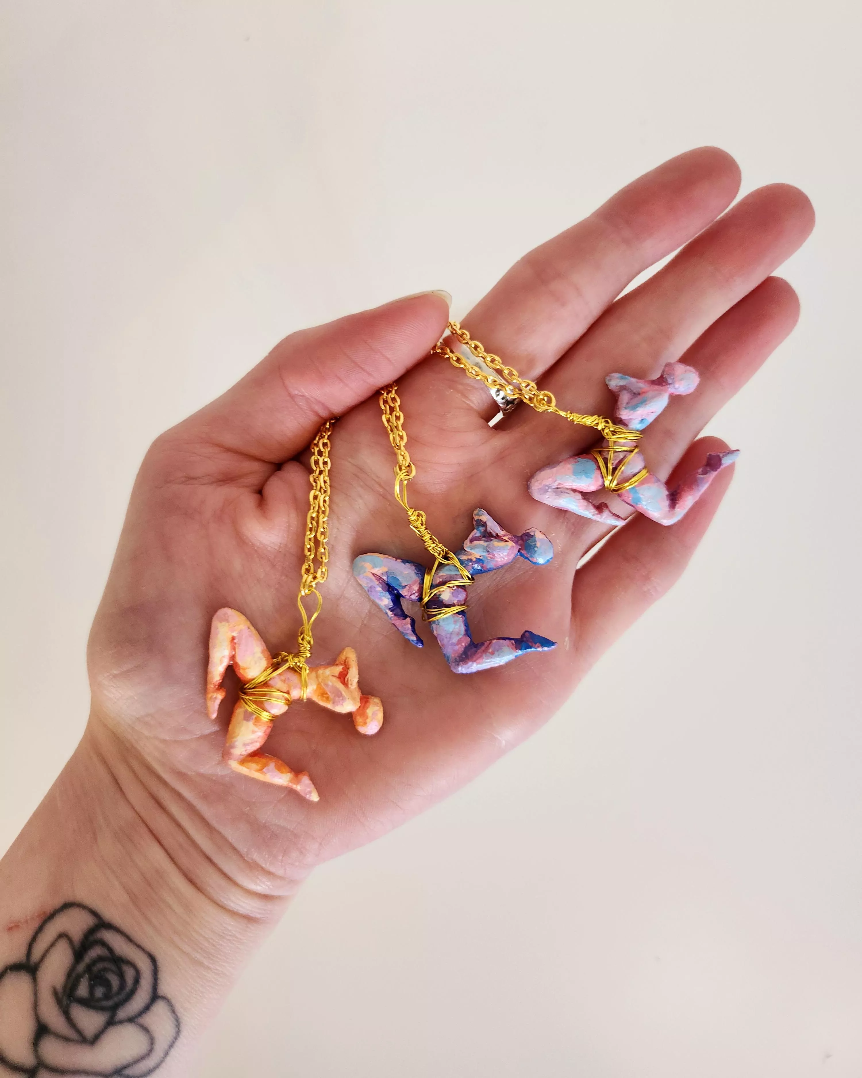 Little shibari necklaces I made posted by ham-sandwitch47