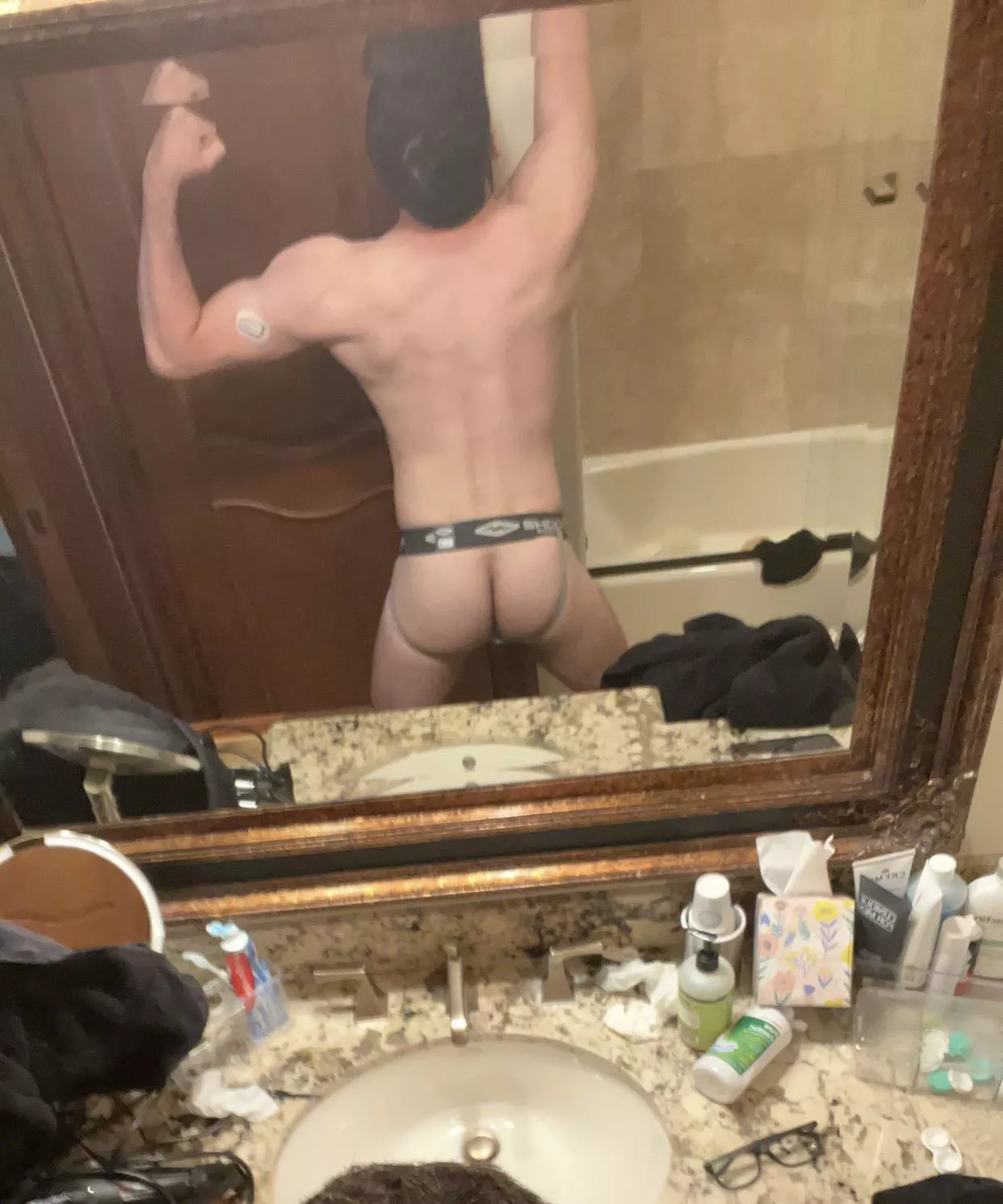 Love wearing my jock and showing off my body posted by Admirable-Abroad-955