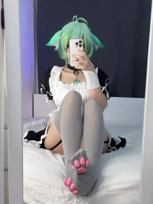 Maid Sucrose cosplay (Araivun) [Genshin Impact] by Araivun-