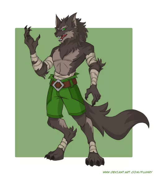 My friend's OC Renka (art by me!) by Fluhryli