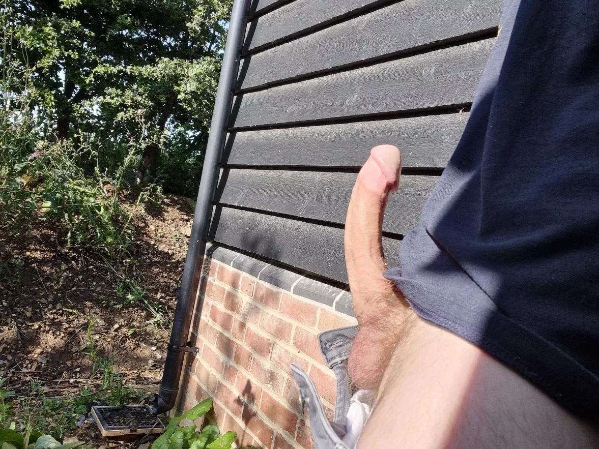 Outside a public building posted by uklondonmalekinky