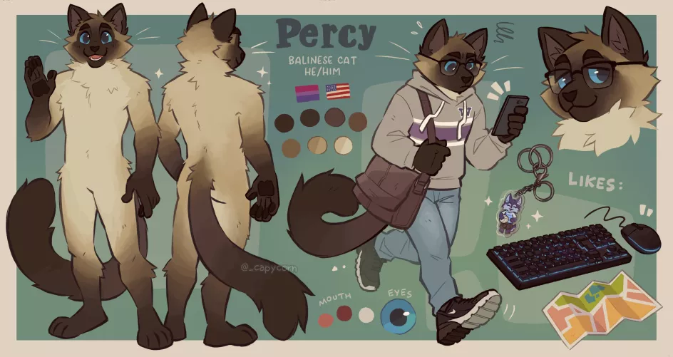 Percy 😸✨ (comm for someone on Twitter) by _capycorn