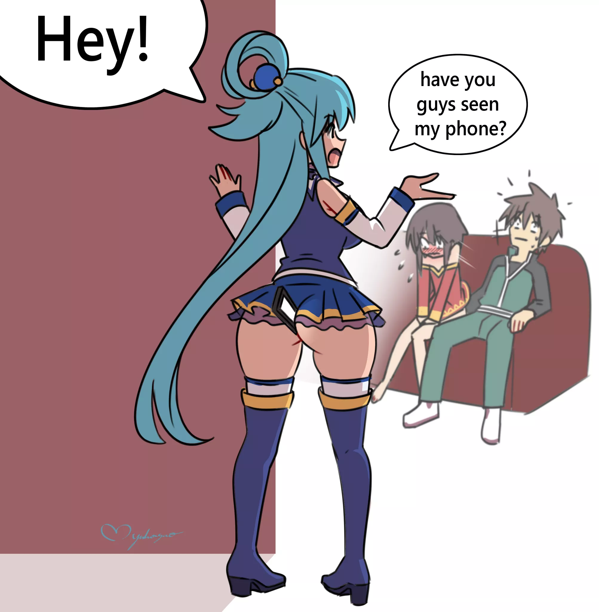 Phone holder (By Myahogao) [KonoSuba] posted by queshu22