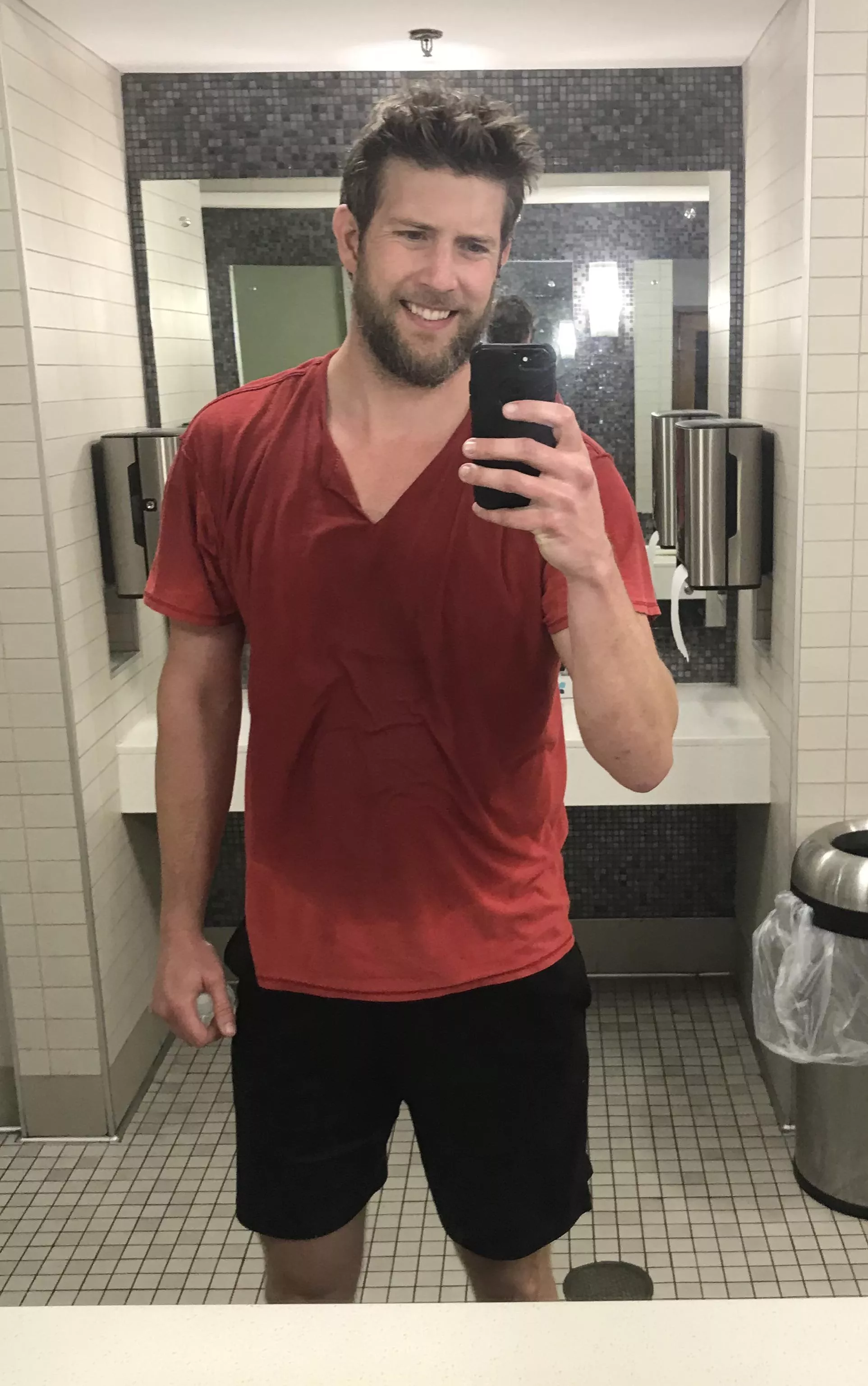 Raise your hand if you like me sweaty 💦 posted by harderpull66