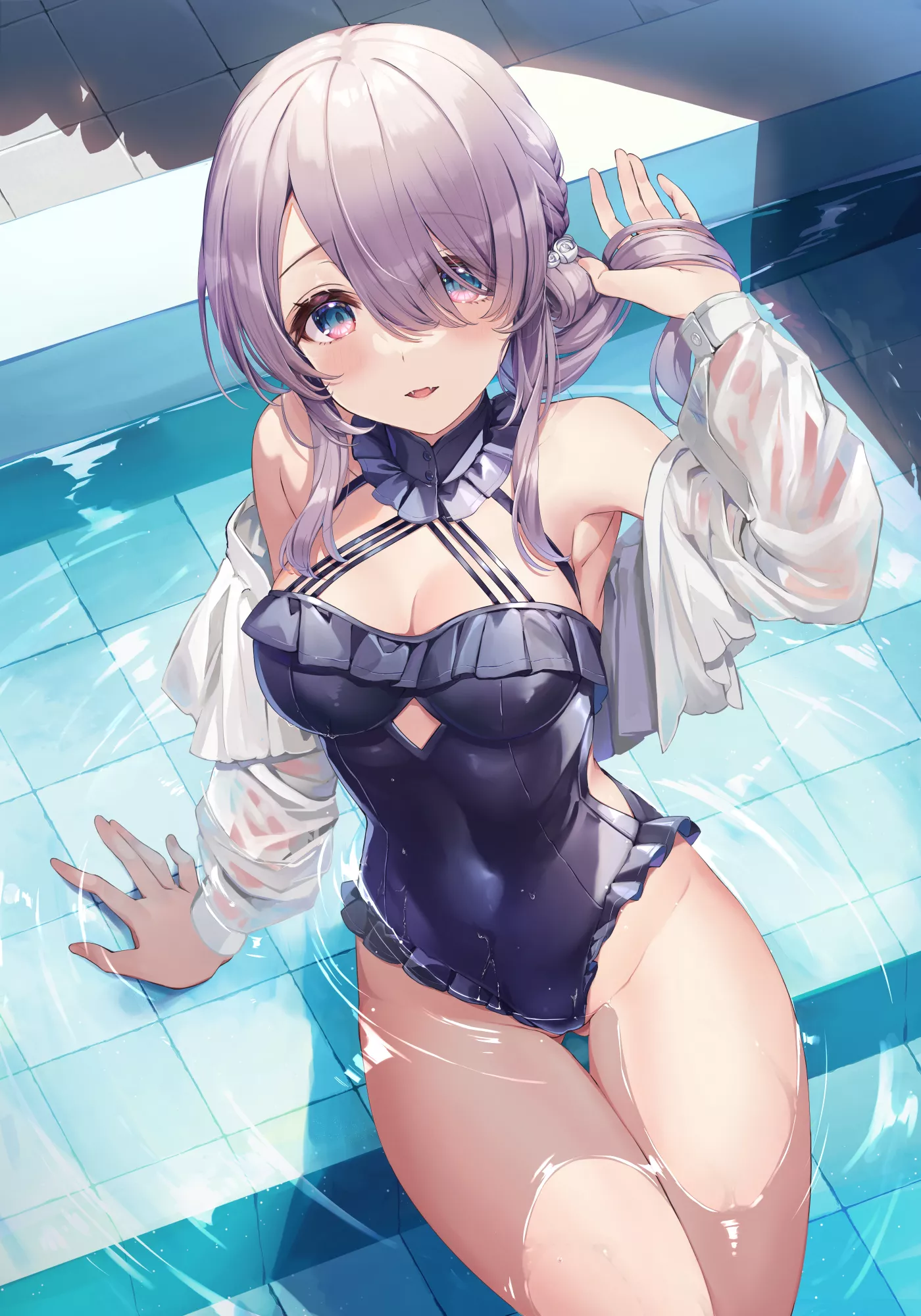 Soaking in the Pool [Artist's Original] posted by CheetahSperm18