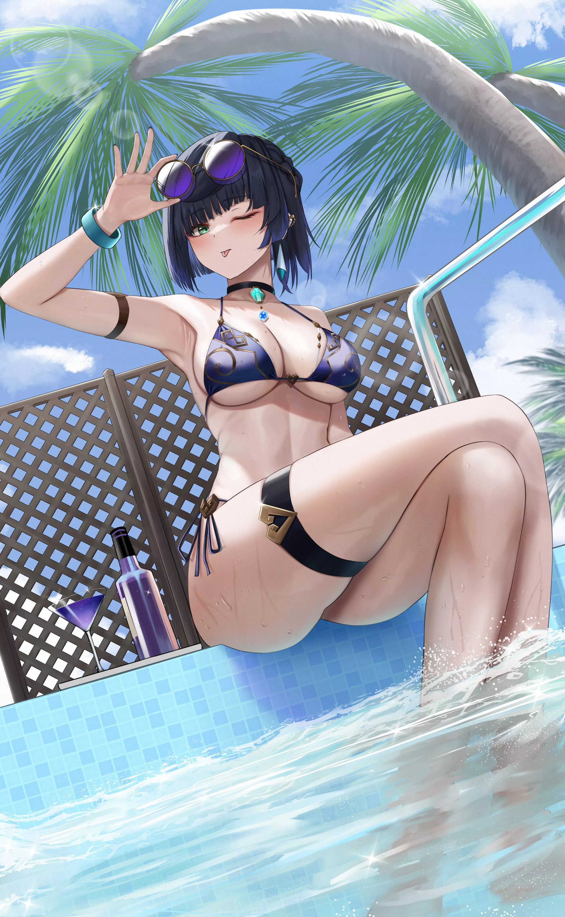 Swimsuit Yelan (Genshin Impact) posted by Lewdeology