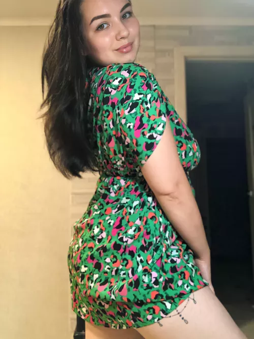 The dress always hides that I am without underwear by helen_shamie1