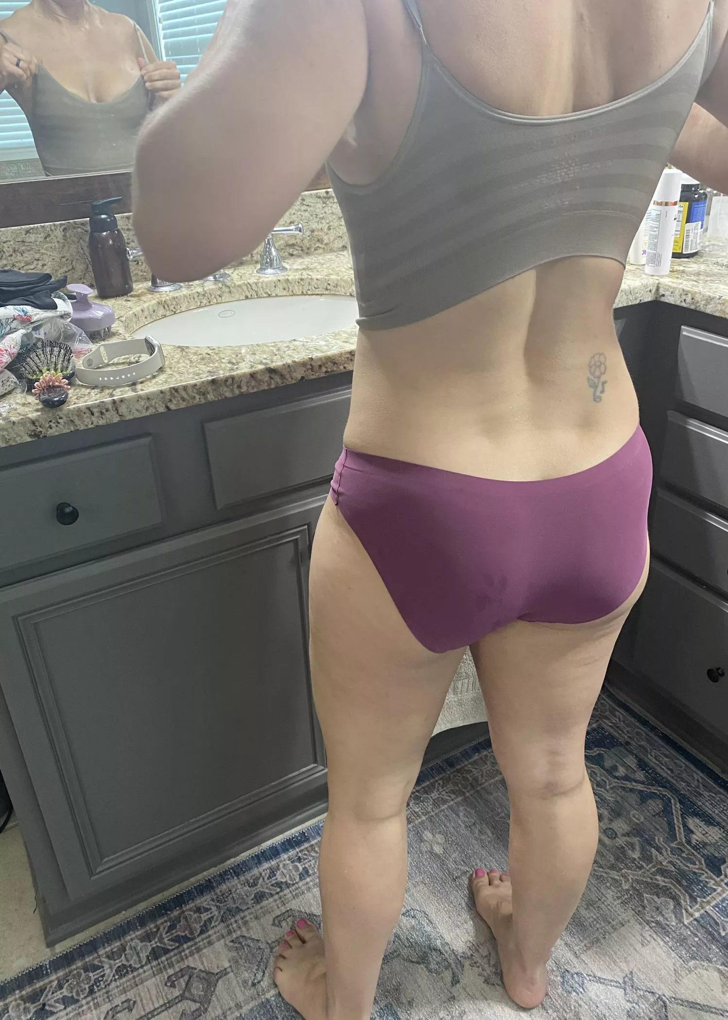 This was my bedtime sports bra, need to get a good workout today before the BBQs tomorrow posted by hubsandwife80