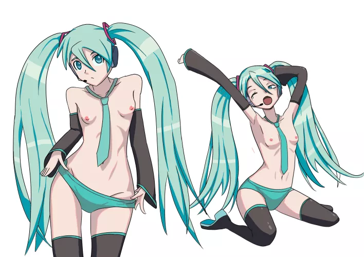 Tired Hatsune Miku (OC) by 5ral