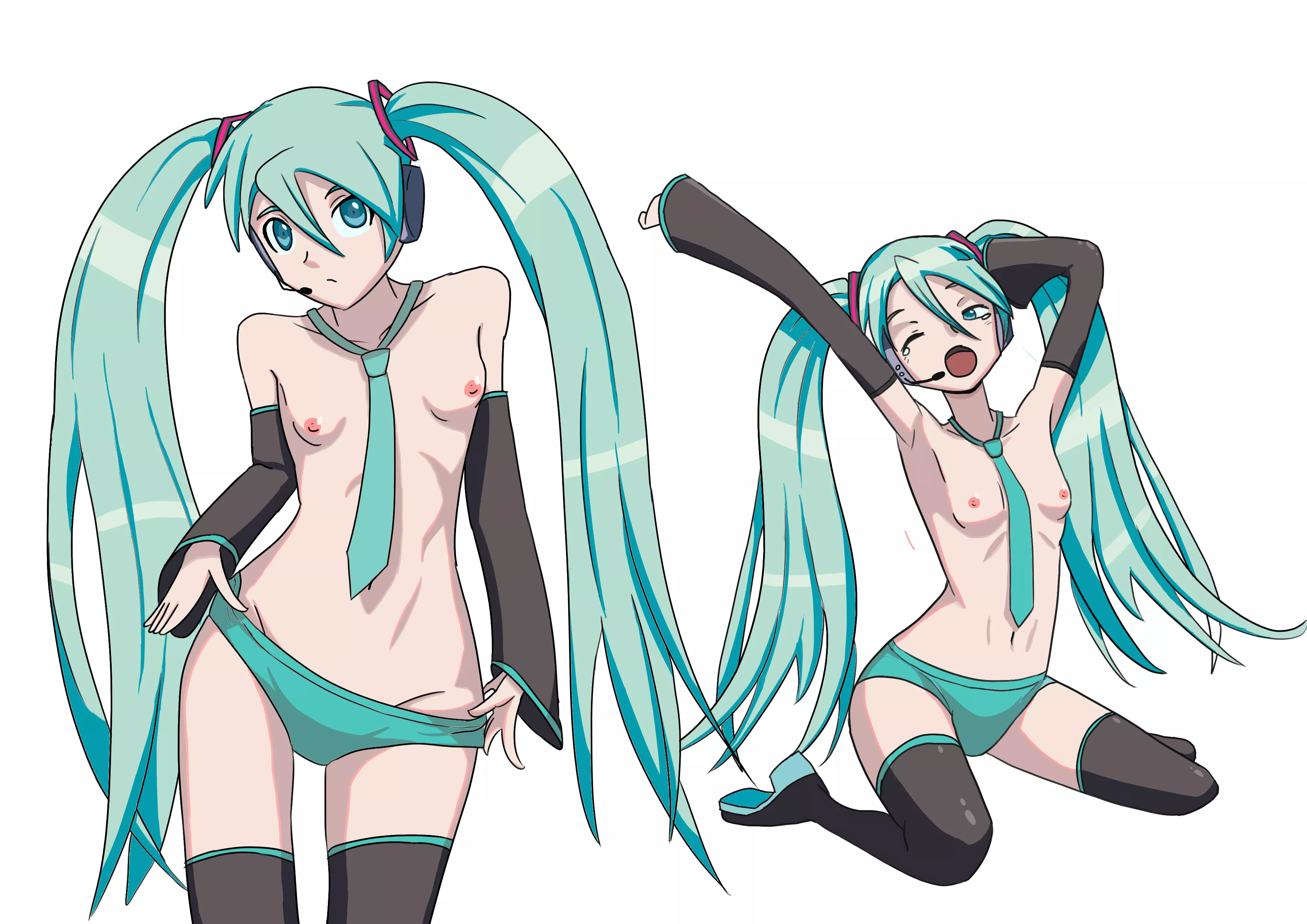 Tired Hatsune Miku (OC) posted by 5ral