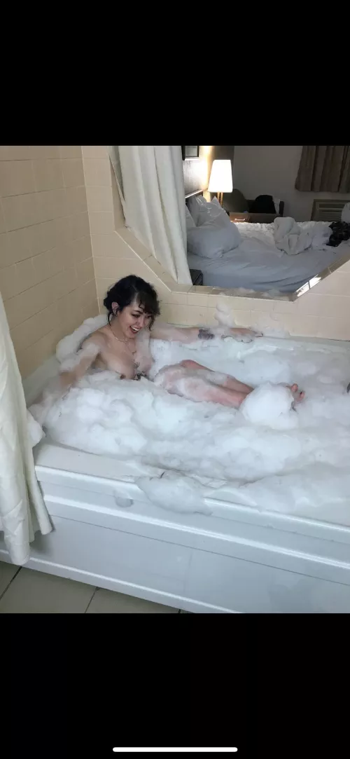 Can you tell how happy I was to have a jacuzzi in my hotel room by Ky_Elizabeth_97