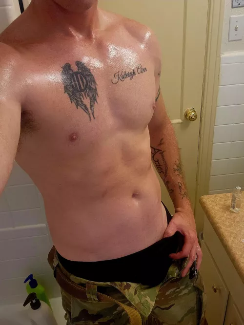 Don't mind me. Just admiring myself. by CountryRocket