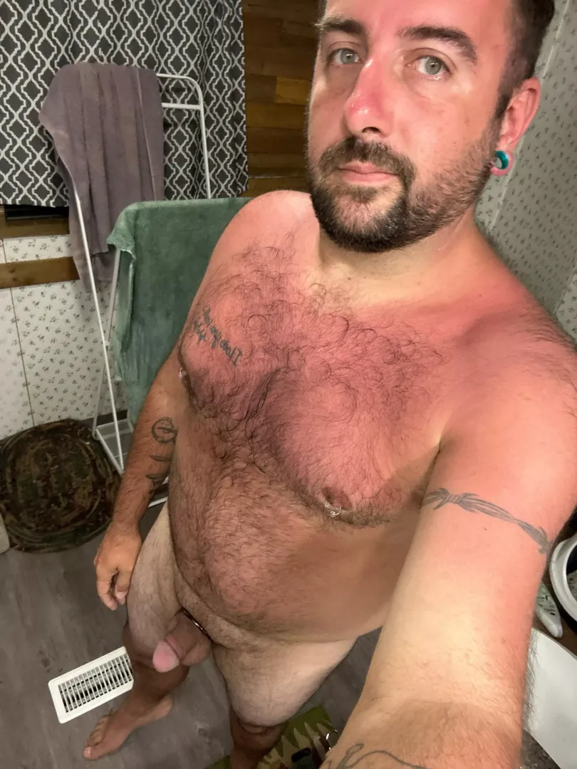 Feeling myself this morning even tho I’m a lil crispy posted by nakedpup86