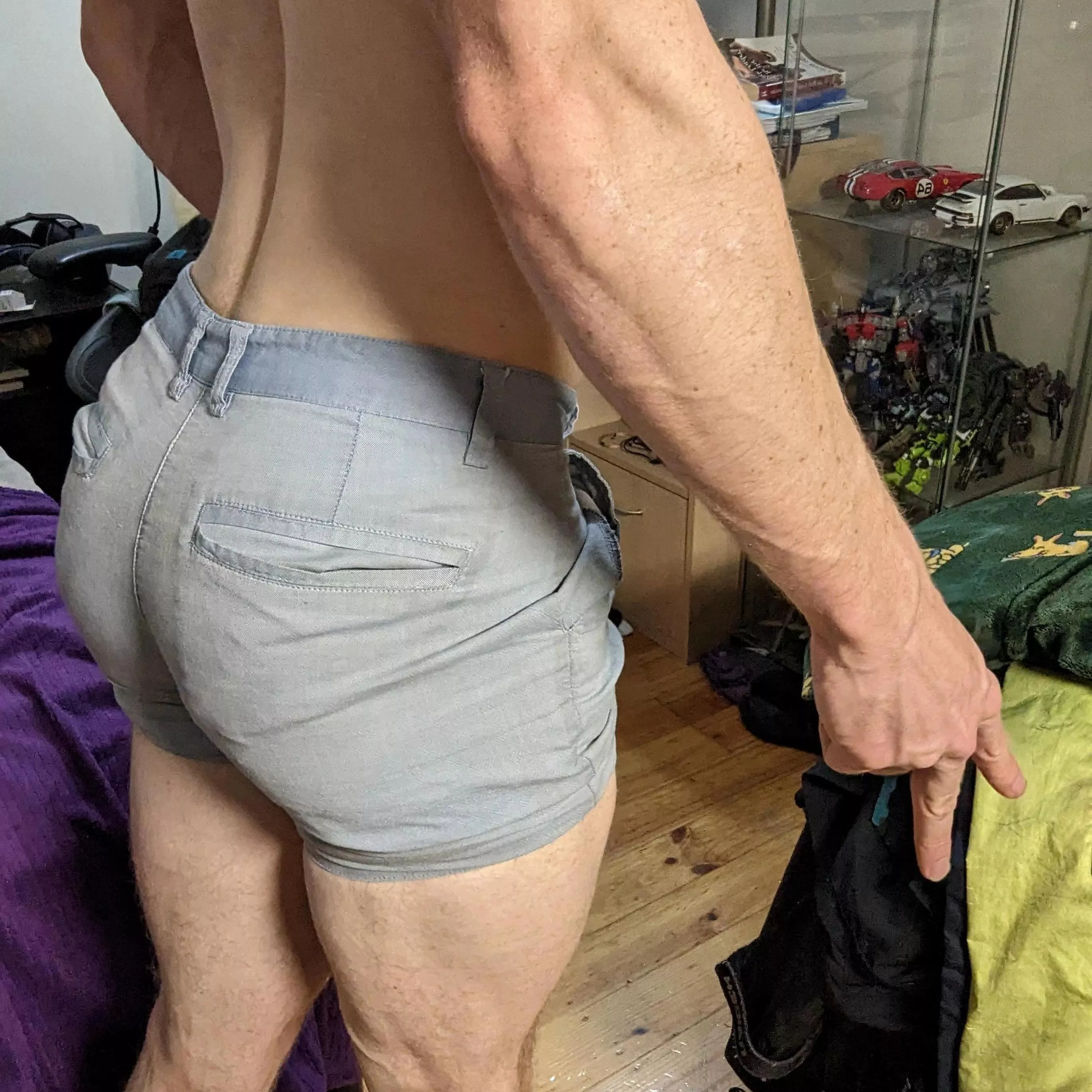 Fk whoever says blokes can't wear short shorts too 😁 posted by MaximusMann