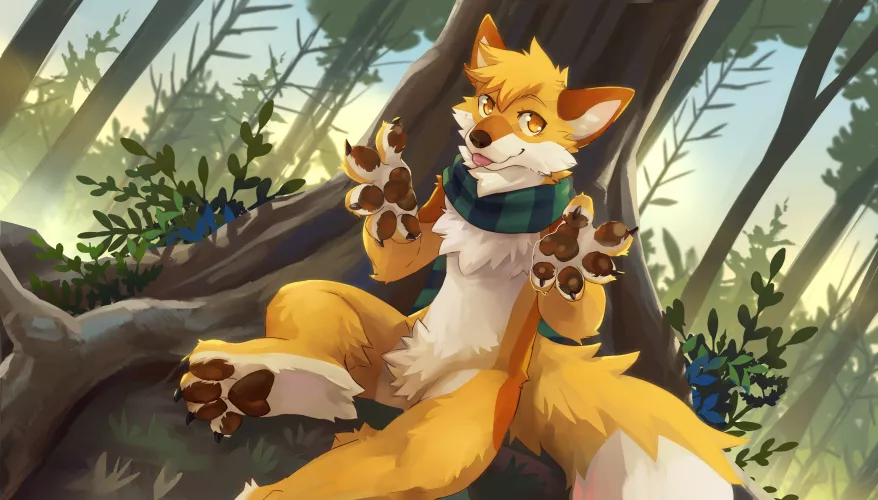 Fluffy Forest Fox [Kuttoyaki] by DL2828