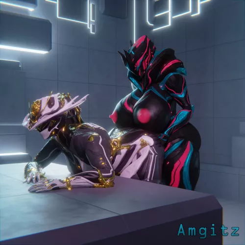 [Futa Saryn + Mesa Prime] Simulacrum Fun (Amgitz) by Darthmufin