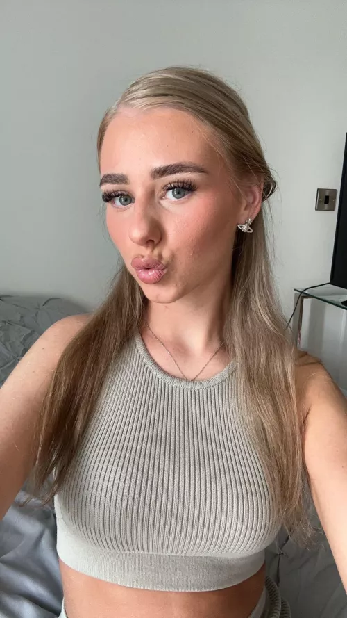 Green crop top by ChristineBlossom