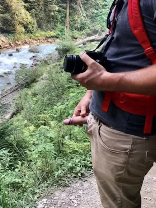 I always like to whip out my cock on a hike. by rbr_bc